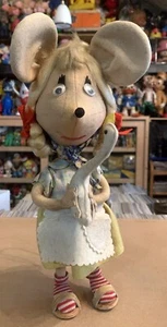 VINTAGE TOY DOLL FELT PANNOLENCI ROSY ROSICCHIA TOPO GIGIO PEREGO LENCI 1960s - Picture 1 of 11
