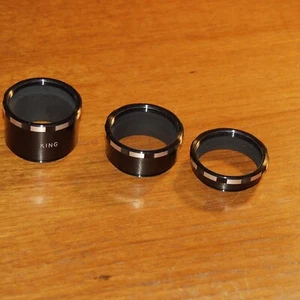 KING EXTENSION TUBES SET of 3 for M42 Pentax screw Praktica PS lens JAPAN - Picture 1 of 4