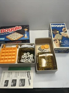 2 Sets Vintage Boggle Hidden Word Game 1976 Edition by Parker Brothers Complete - Picture 1 of 12