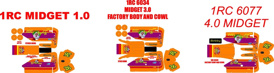 1rc Late Model 1rc1081 Kit RTR Black