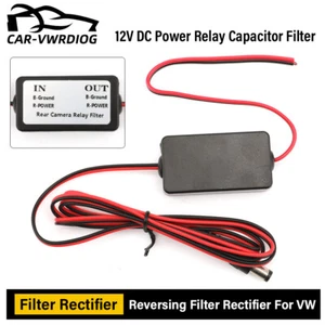 Car Rear View Rectifier Reverse Camera Relay Power DC 12v For VW Audi Porsche - Picture 1 of 6