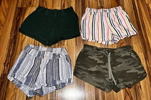 April Kiss So Junior's Woman’s Beach Shorts Pull On Elastic Waist Size M Lot 4 - Picture 1 of 6