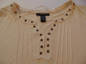¡NUEVO CON ETIQUETAS! Top Macy's tejido claro - Marfil cálido - XL - Informal - $45 venta al por menor - Imagen 1 de 7
