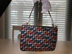 NWT FOSSIL DEVON BLACK MULTICOLOR CROSSBODY BAG. GOES WITH EVERYTHING!