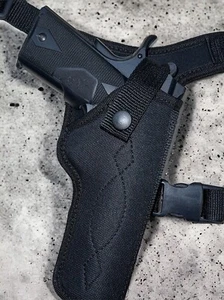 For ANY 5" 1911, Right Hand CHEST Holster with Extra Magazine Holder - Picture 1 of 6