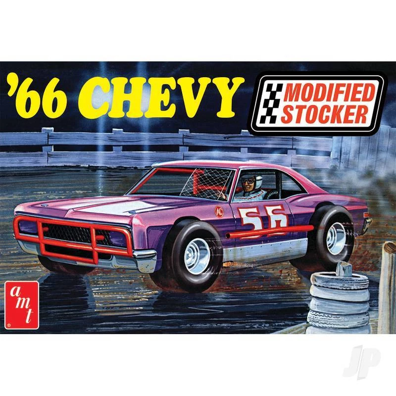 Chevy Impala 1966 stock modificado AMT1183 1:25 Foto 1 de 1