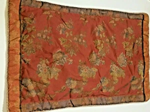 Floral Designed 1 King Size Multi Colored Tapestry Pillow Sham Cover Padded - Picture 1 of 10
