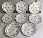 Lot 1 of 8 small plates in half porcelain L'amandinoise France D 19.5 cm