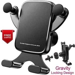 Universal Gravity Car Holder Mount Air Vent Stand Cradle For Mobile Cell Phone - Picture 1 of 10
