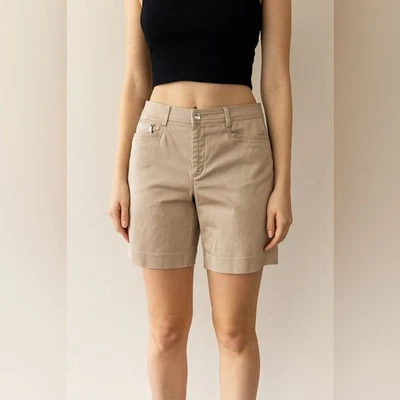 Ralph Lauren khaki tan shorts Size 10 petite - Image 1 of 4