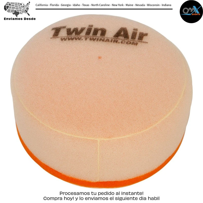Filtro de aire TWIN AIR para Kawasaki KLX250S 09-15, KLX300R 97-08, KX250 8 Foto 1 de 1