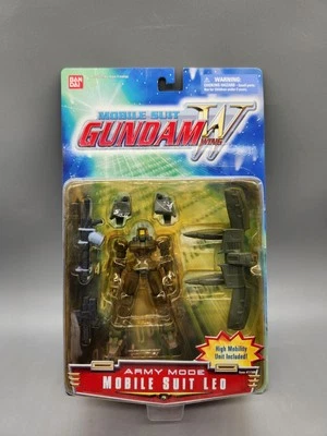 Traje Móvil Ala Gundam Modo Ejército Traje Móvil Leo Raro Versión Azul Bandai 2000 Foto 1 de 4