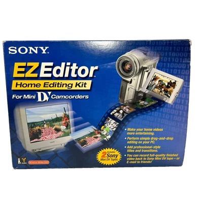 Sony EZ Editor Home Video Editing Kit For Mini DV Camcorders Windows 98 ME 2000 - Image 1 of 4