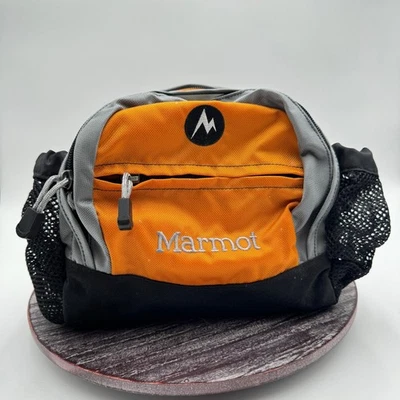 Marmot Nylon Fanny Pack Waist Bag Belt Bag Travel Outdoor Hiking Bottle Pockets - Image 1 of 4