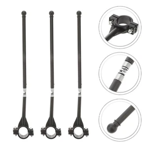 Kit de montaje de fibra de vidrio para montaje en moto de asta de bandera de manillar de 3 piezas - Imagen 1 de 12