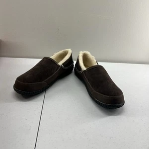 Acorn Slippers Mens 10M Rambler Mule Chocolate New In Box - Picture 1 of 10