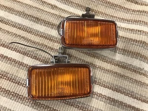 Vintage Fireworks Fog Lights Amber Halogen Truck Van Car VW BMW Chevrolet Rally - Picture 1 of 6