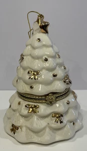 Mr. Christmas Music Box Animato Albero di Natale Bianco Treno in Movimento - Testato 5" - Foto 1 di 10