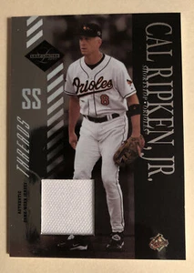 2003 Donruss Leaf Limited #161 Cal Ripken, Jr. Threads 046/100 - Picture 1 of 4