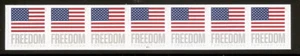US Scott 5788, 2023 Flag over Freedom PNC strip of 7, plate # P111 - Picture 1 of 1