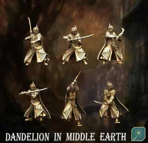 Guerreros elfos de madera dorada - hoja elfa - Imagen 1 de 1