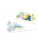 Ukrposhta New "Free, Unbreakable, Invincible" Ukraine Stamp Sheet + Envelope