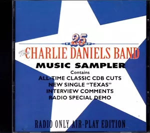 Charlie Daniels -25 Years of The Charlie Daniels Band Music Sampler + Interview - Picture 1 of 2