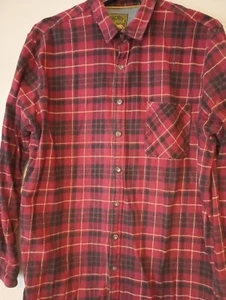 Anchorage Expedition Flannel Shirt Men's 2XL Red Plaid Heavy Weight - Picture 1 of 5