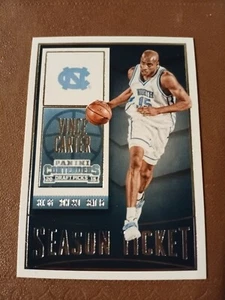 2015 VINCE CARTER PANINI CONTENDERS NBA CARD #97 TAR HEELS RAPTORS NETS HAWKS - Picture 1 of 2