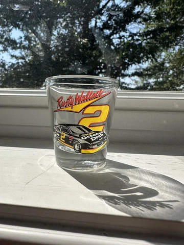 Rusty Wallace Miller Genuine Draft Shot Glass Cover