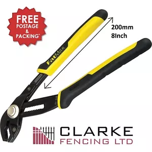 Stanley FatMax pinza pompa acqua giunto scanalato 250 mm (10 pollici) STA084648 spedizione gratuita! - Foto 1 di 2