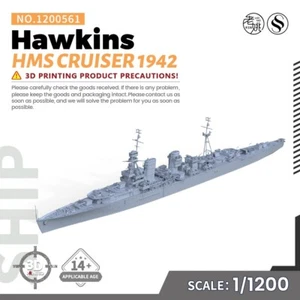SSMODEL 561 1/1200 Militärmodell Royal Navy HMS Hawkins Cruiser Spiele - Bild 1 von 7