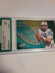 NFL Peyton manning 1999 pacific dynagon turf #9 - Picture 1 of 2
