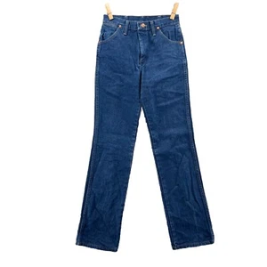 Wrangler Western Jeans Womens 27X33* Blue Rancher Cowboy Cut Bootcut Workwear - Picture 1 of 11