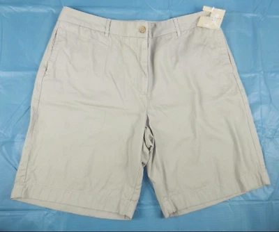 Women's shorts COVINGTON size 16 beige cotton NEW easy care (kn48) - Image 1 of 4