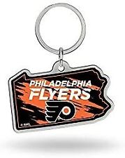 Philadelphia Flyers Metal Keychain State Shaped