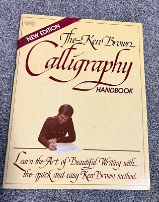 The Ken Brown Calligraphy Handbook ~ New Edition ~ Hunt Mfg Co ~ Paperback 1982 Foto 1 de 4