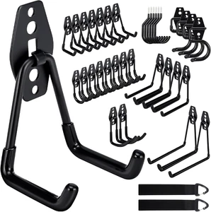 36 Pack Garage Hooks Heavy Duty,Utility Steel Garage Storage Hooks,Wall Mount Ga - Picture 1 of 12