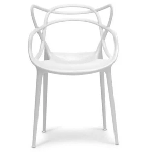 Masters Dining Room Chair Modern Contemporary Indoor Outdoor Plastic Chairs - Picture 1 of 74