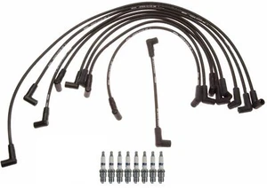 GM OE Ignition Wire Set & 8 ACDelco Rapidfire Spark Plugs Kit For P30 P2500 V8 - Picture 1 of 1
