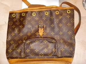 Louis Vuitton Montsouris Backpack Mini Brown Canvas/Leather - Picture 1 of 9