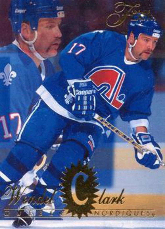 #142 Wendel Clark - Quebec Nordiques - 1994-95 Flair Hockey - Image 1 of 1