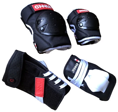 ENNUI Park Tri Park Set inkl Allround Brace Skateboard Inline Aktion Protektoren