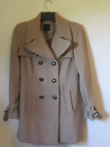 THE LIMITED WOMEN'S WOOL TAN COAT. SIZE M. - Picture 1 of 6