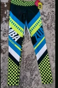 NEU ZUMBA GR.S 'FASTER BETTER' LEGGINGS BLAU - Bild 1 von 2