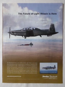 10/2012 PUB HAWKER BEECHCRAFT AT-6 LIGHT ATTACK AIRCRAFT ORIGINAL AD - Picture 1 of 1