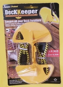 The Deck Keeper Deck Furniture Tie Downs hurricanes storms wind NEW - Picture 1 of 2