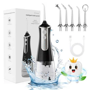 Water Flosser kabellos zur Zahnreinigung, wiederaufladbare Munddusche 3 Modi 5 - Bild 1 von 9