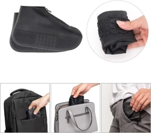 Fundas de zapatos impermeables HUHUAYUAN con cremallera GRANDES - Imagen 1 de 2