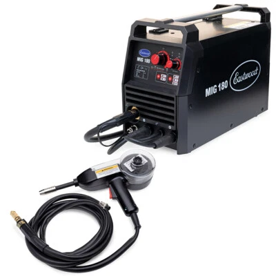 Eastwood 180 Amp MIG Welder with Spool Gun for Steel & Aluminum Auto Restoration - Image 1 of 4